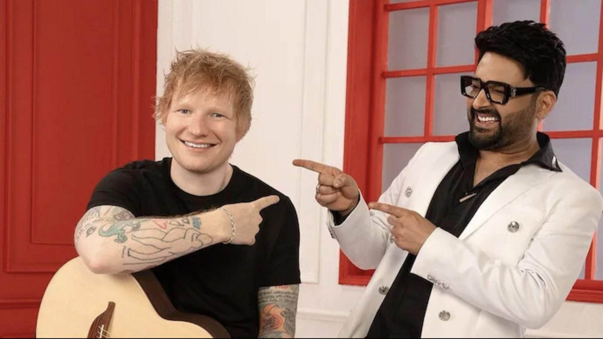 Ed Sheeran Sings In Punjabi Talks Meeting Shah Rukh Khan On Kapil Sharmas Show Zemnews